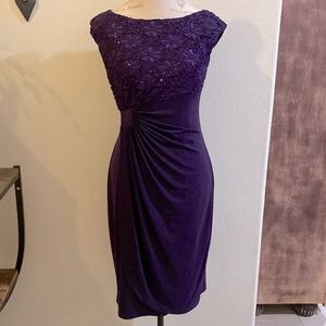 Beautiful purple evening dress